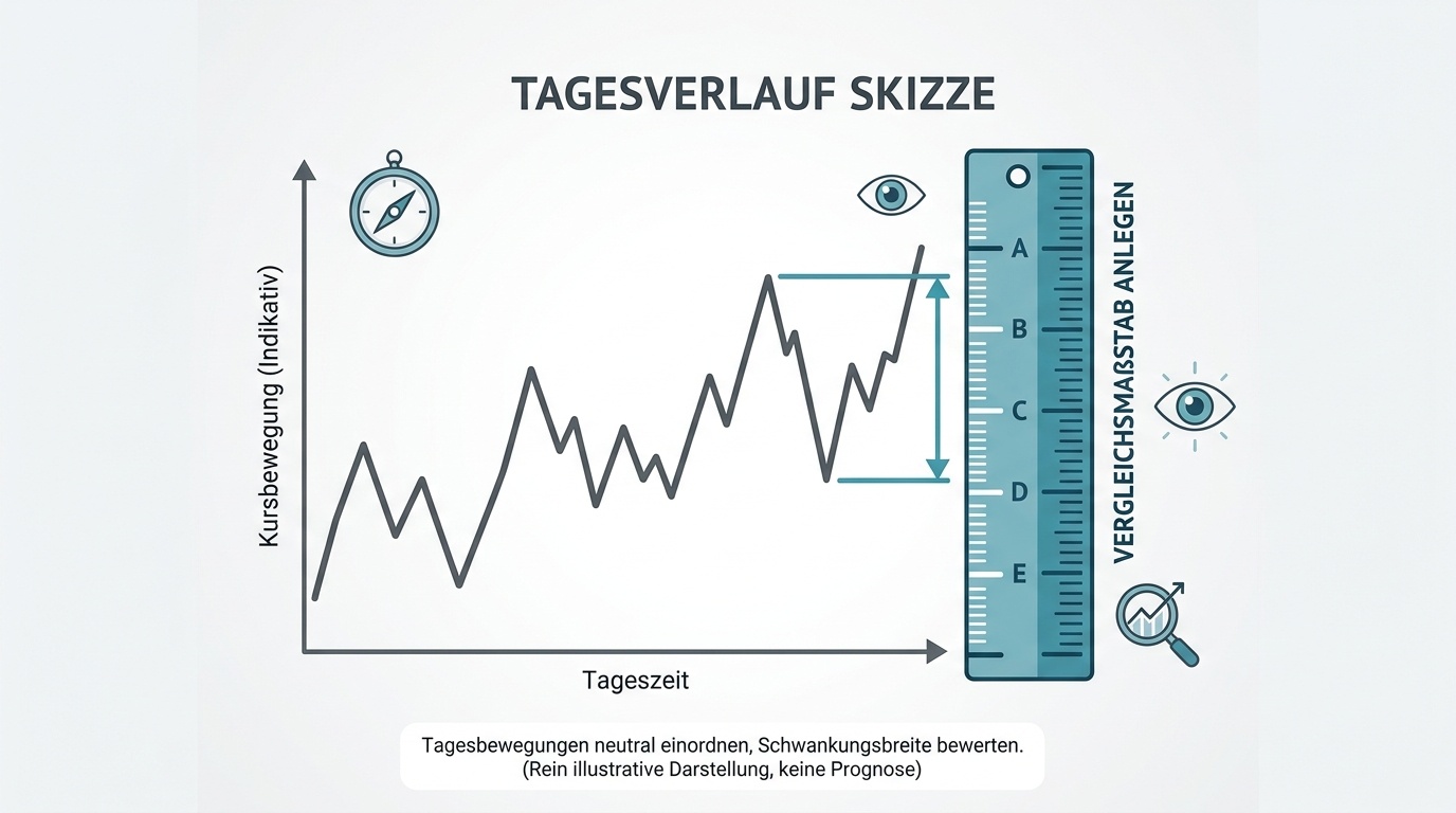DAX Kurs aktuell – Darstellung von Kursschwankungen am Leitindex
